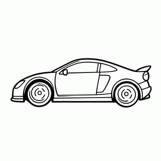 Pneu De Corrida para colorir