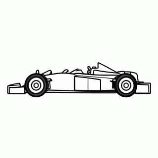 Volante F1 para colorir
