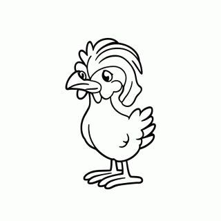 Chick Hicks Verde Vilao para colorir