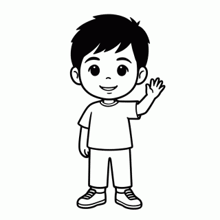 Menino Mágico — Castelo Rá-Tim-Bum para Colorir
