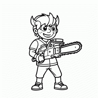 Kobeni Trabalhadora para colorir