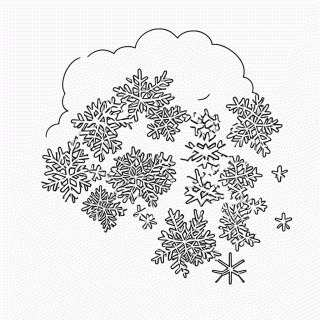 Neve Formacao para colorir