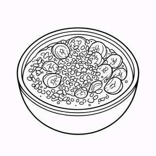 Acai para colorir