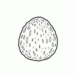 Cocada para colorir