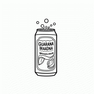 Guarana para colorir