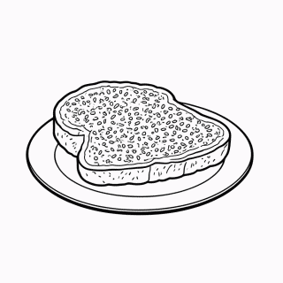 Rabanada para colorir