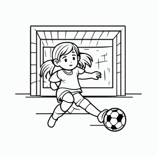 Debinha (Brasil) para colorir