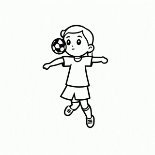 Ada Hegerberg (Noruega) para colorir