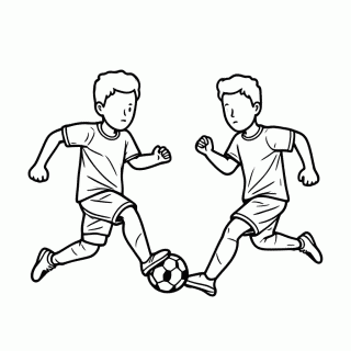 Drible no Adversário para colorir