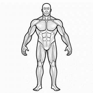 Musculos para colorir