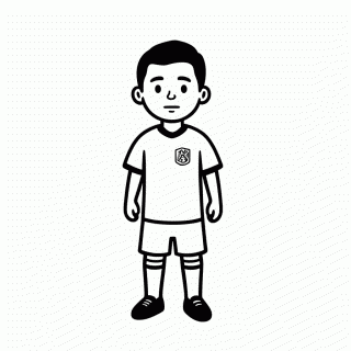 Cody Gakpo (Holanda) para colorir
