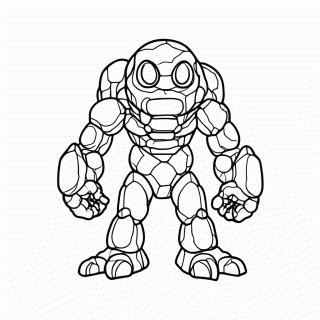 Golem para colorir