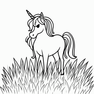 Unicórnio para colorir