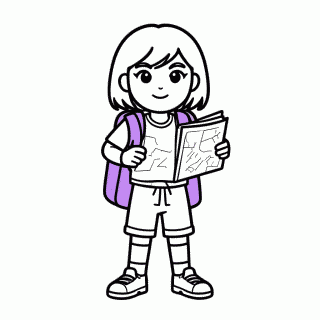 Dora Aventureira para colorir