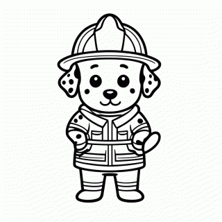 Patrulha Canina Marshall para colorir