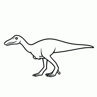 Deinonychus para colorir