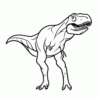 Giganotosaurus para colorir