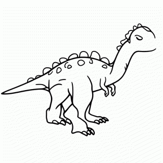 Huayangosaurus para colorir