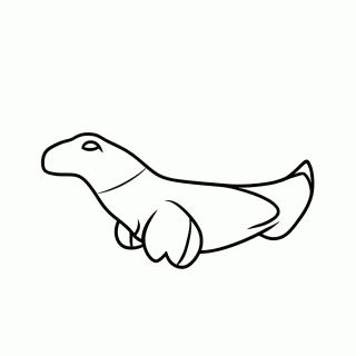 Liopleurodon para colorir