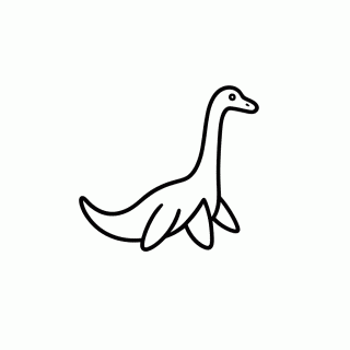 Plesiosaurus para colorir