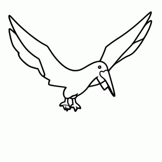 Quetzalcoatlus para colorir