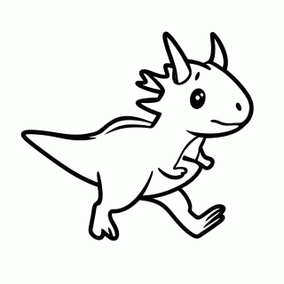 Carnotauro para colorir