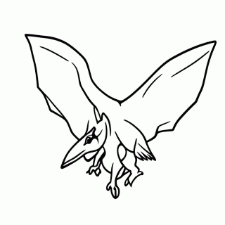 Quetzalcoatlus — Dinossauros do Jurassic World para Colorir
