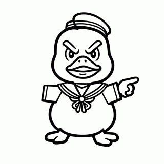 Donald para colorir