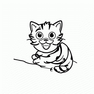 Gato Cheshire para colorir