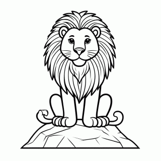 Mufasa para colorir