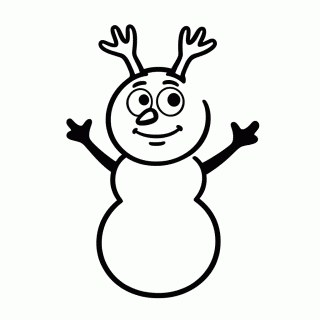 Olaf para colorir