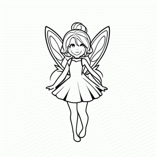 Tinker Bell para colorir
