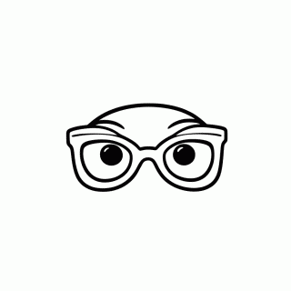 Tristeza Azul Oculos para colorir