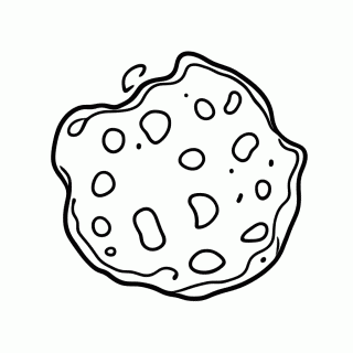Biscoito para colorir