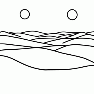 Planeta Deserto — Duna para Colorir