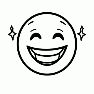 Animado Feliz para colorir