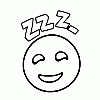 Com Sono para colorir