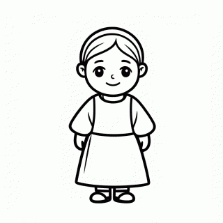 Abuela Alma Madrigal — Encanto para Colorir