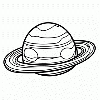 Jupiter para colorir