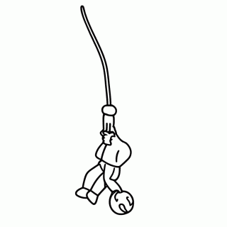 Bungee Jumping para colorir