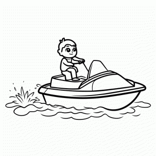 Wakeboard para colorir