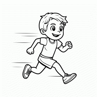 Corrida para colorir