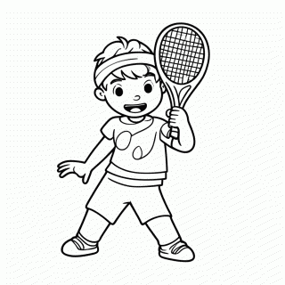 Tenis para colorir