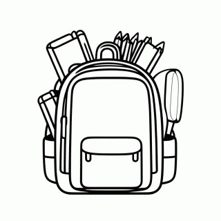 Outono Volta As Aulas para colorir