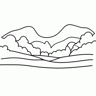 Nevoa para colorir