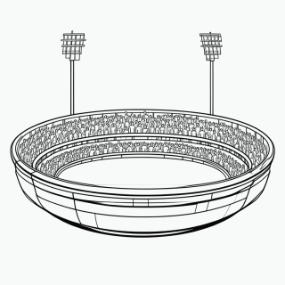 Estádio Azteca (Cidade do México) para colorir