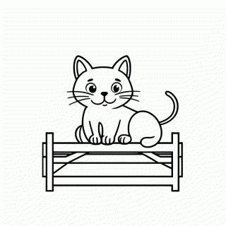 Gato Fazenda — Animais da Fazenda