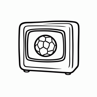 Convite para o Jogo para colorir