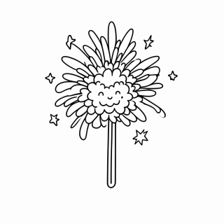 Pompom da Torcida para colorir