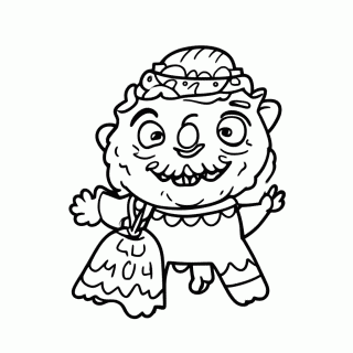 Festa Junina — Balao Junino para colorir